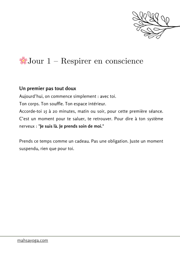 7 jours pour retrouver la paix intérieure – Image 6